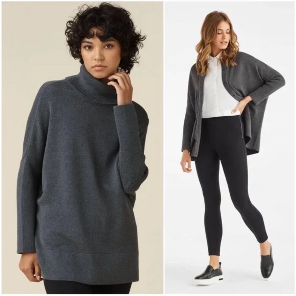 VETTA Oversized Convertible Sweater XS 🌿 Sustainable